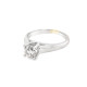 Pre Owned 18ct White Gold Diamond Solitaire Ring ZV807 Pre Owned 18ct White Gold Diamond Solitaire Ring ZV807